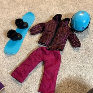 Journey girls snowboard and outfit